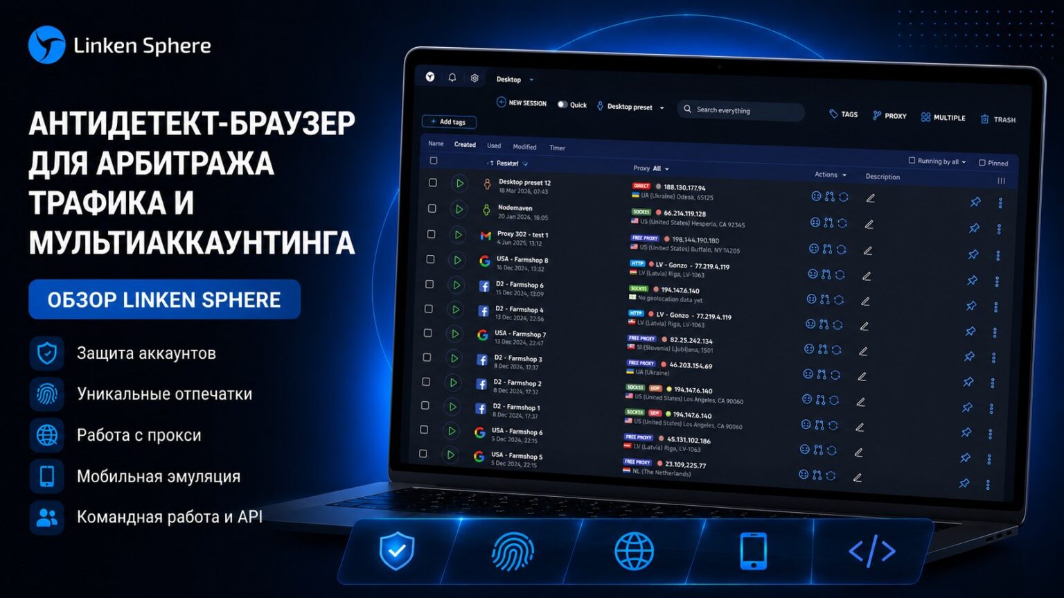 Linken Sphere anti-detect browser review